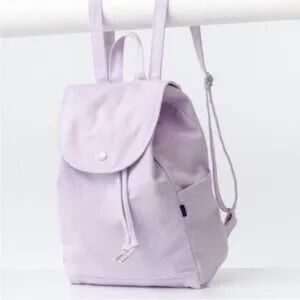 LIGHT PURPLE BAGGU DRAWSTRING BACKPACK